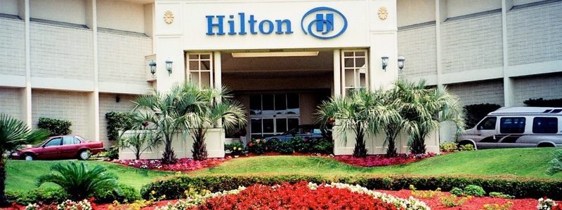 Hilton entrance
